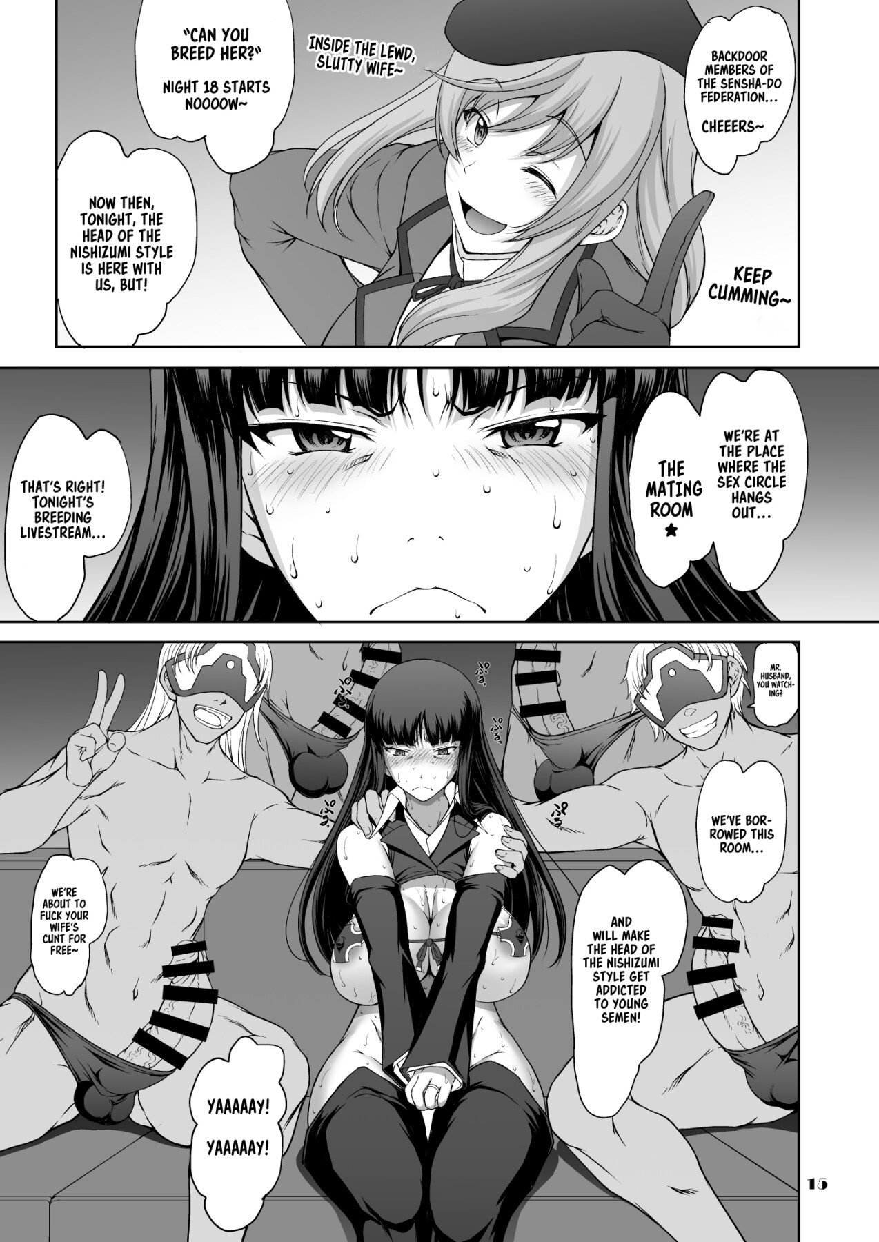 Hentai Manga Comic-Instant Freedom if The Head Survives For 100 Nights!! Live Commentary Breeding Livestream-Read-15